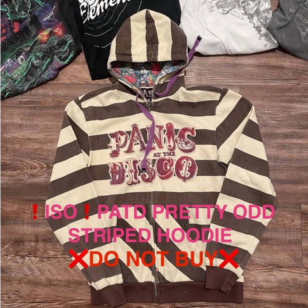 ISO PATD pretty odd striped hoodie